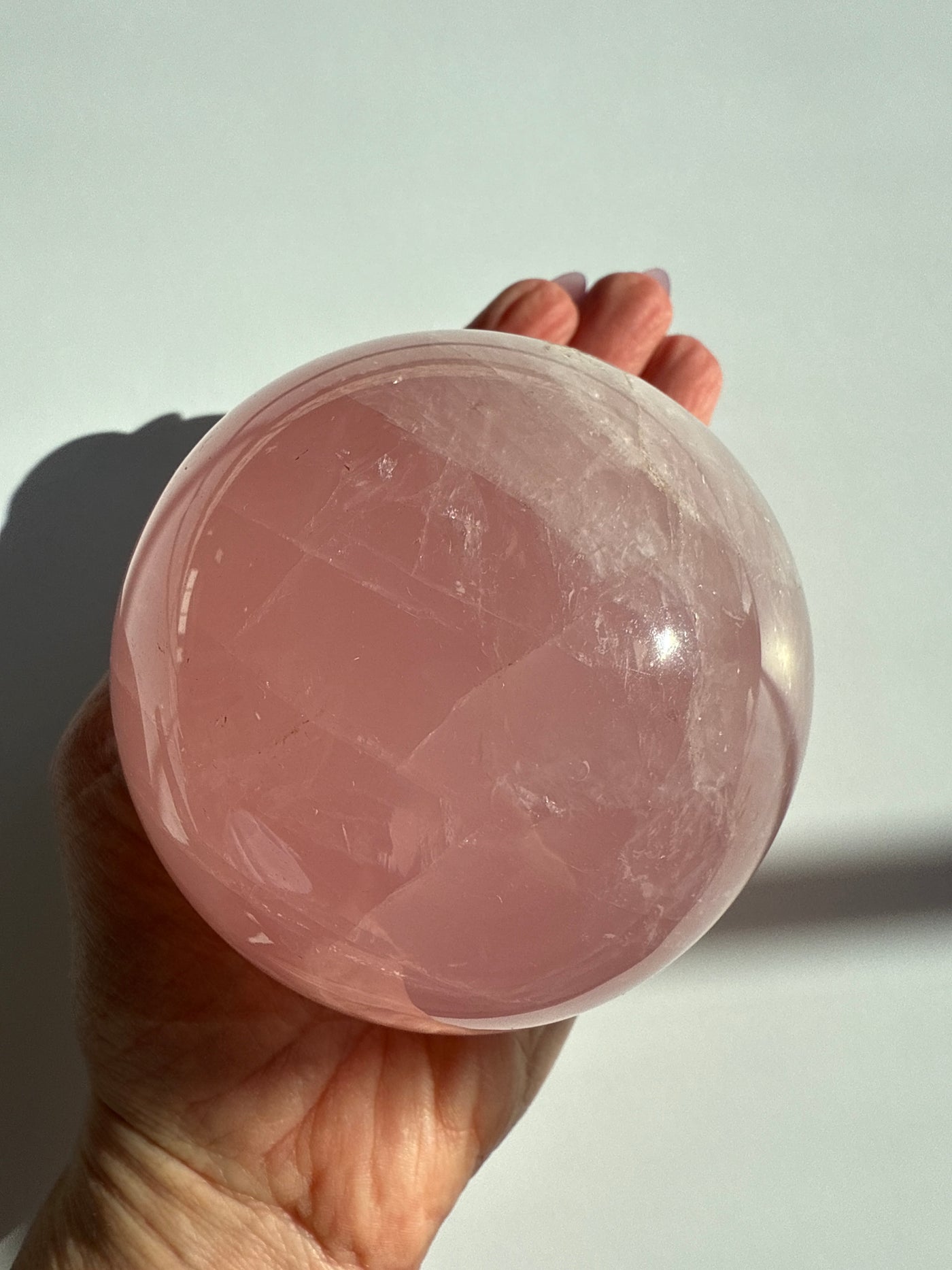 Madagascar Rose Quartz Sphere 8