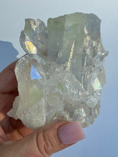 Harmonizing Angel Aura Quartz Cluster 10