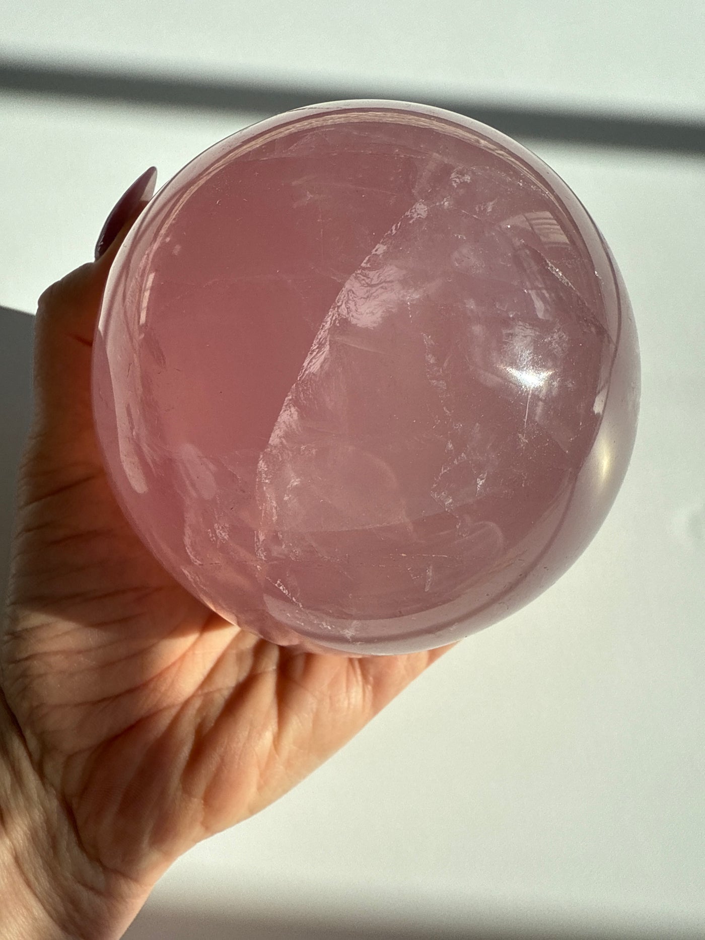 Madagascar Rose Quartz Sphere 3
