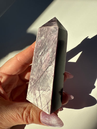 Rare Lepidolite Obelisk 19