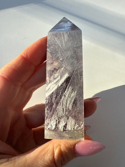 Rare Lepidolite Obelisk 5
