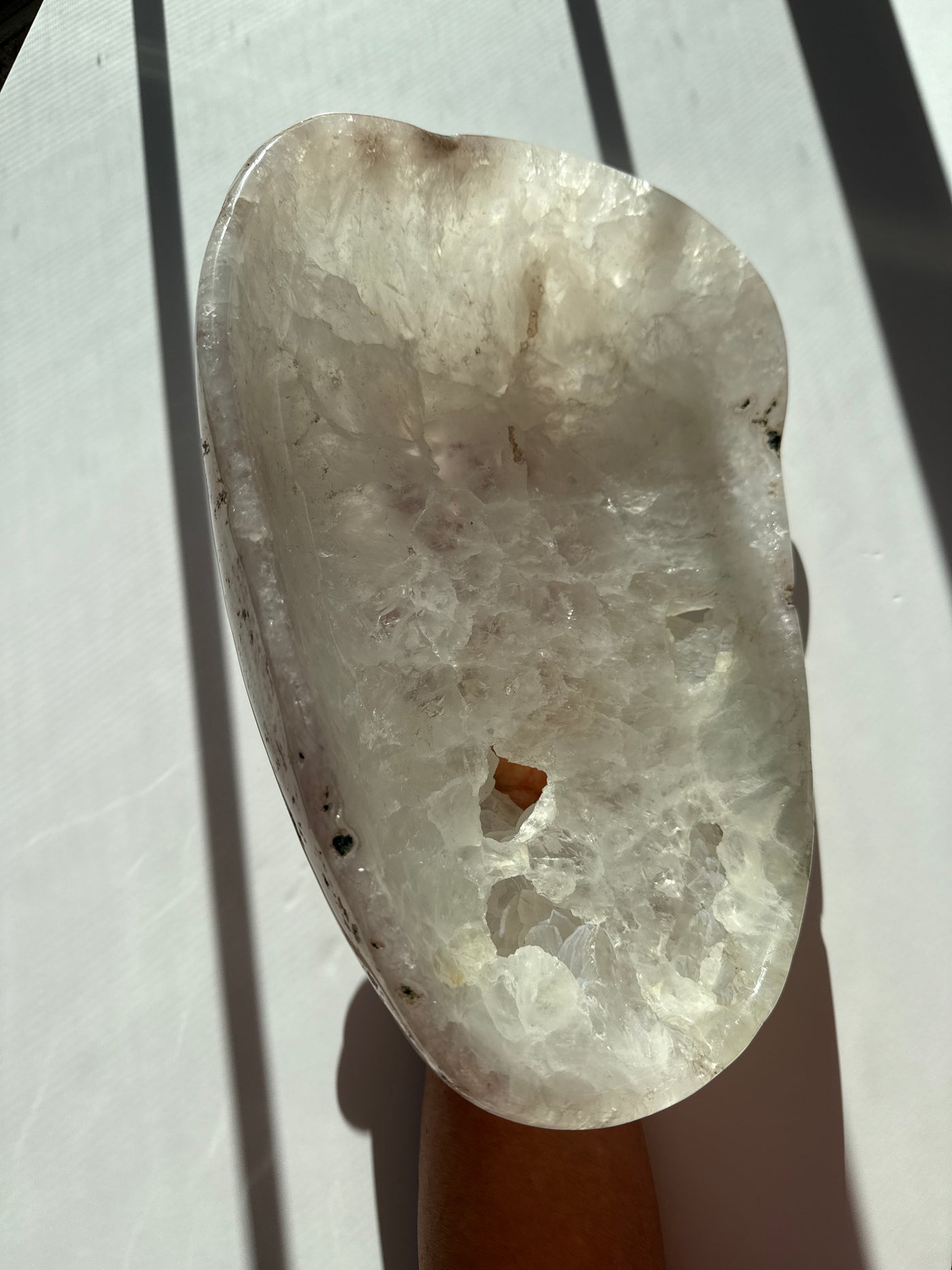 Pink Amethyst and Quartz Bowl 1