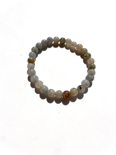 Moss Chalcedony Bracelet 6mm