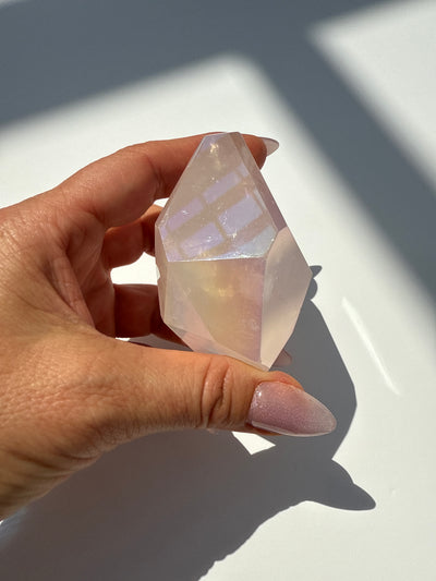 Aura Rose Quartz Piece 16