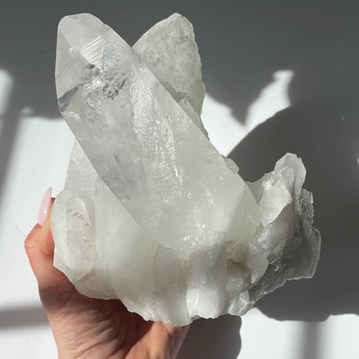 Lemurian Clear Quartz Cluster