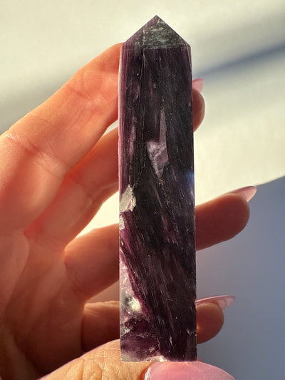 Rare Lepidolite Obelisk 24