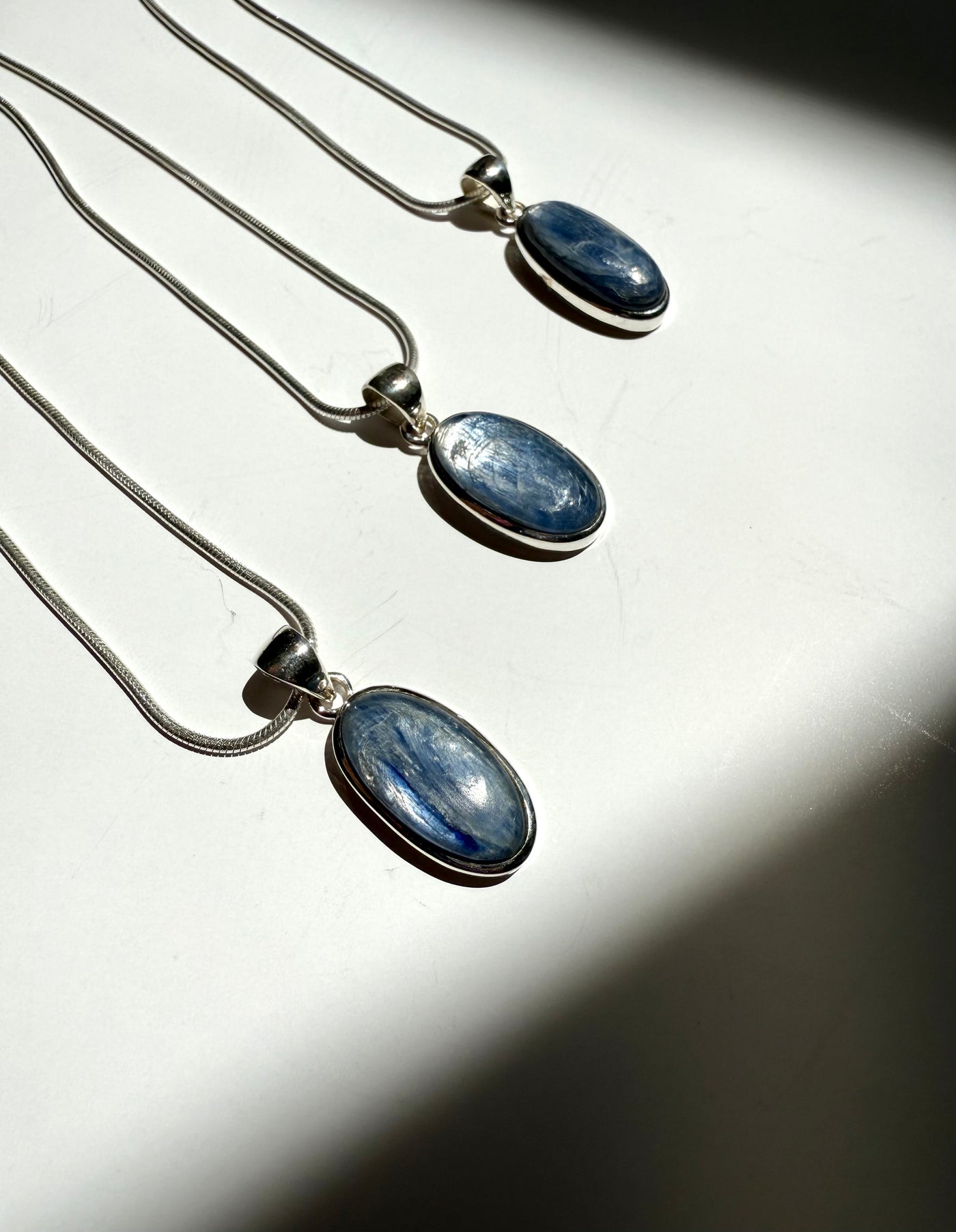 Kyanite Statement Necklace (intuitively chosen)
