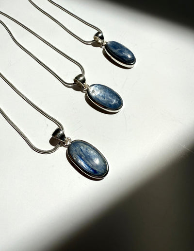 Kyanite Statement Necklace (intuitively chosen)