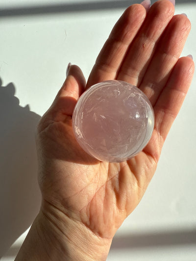 Madagascar Rose Quartz Sphere 13