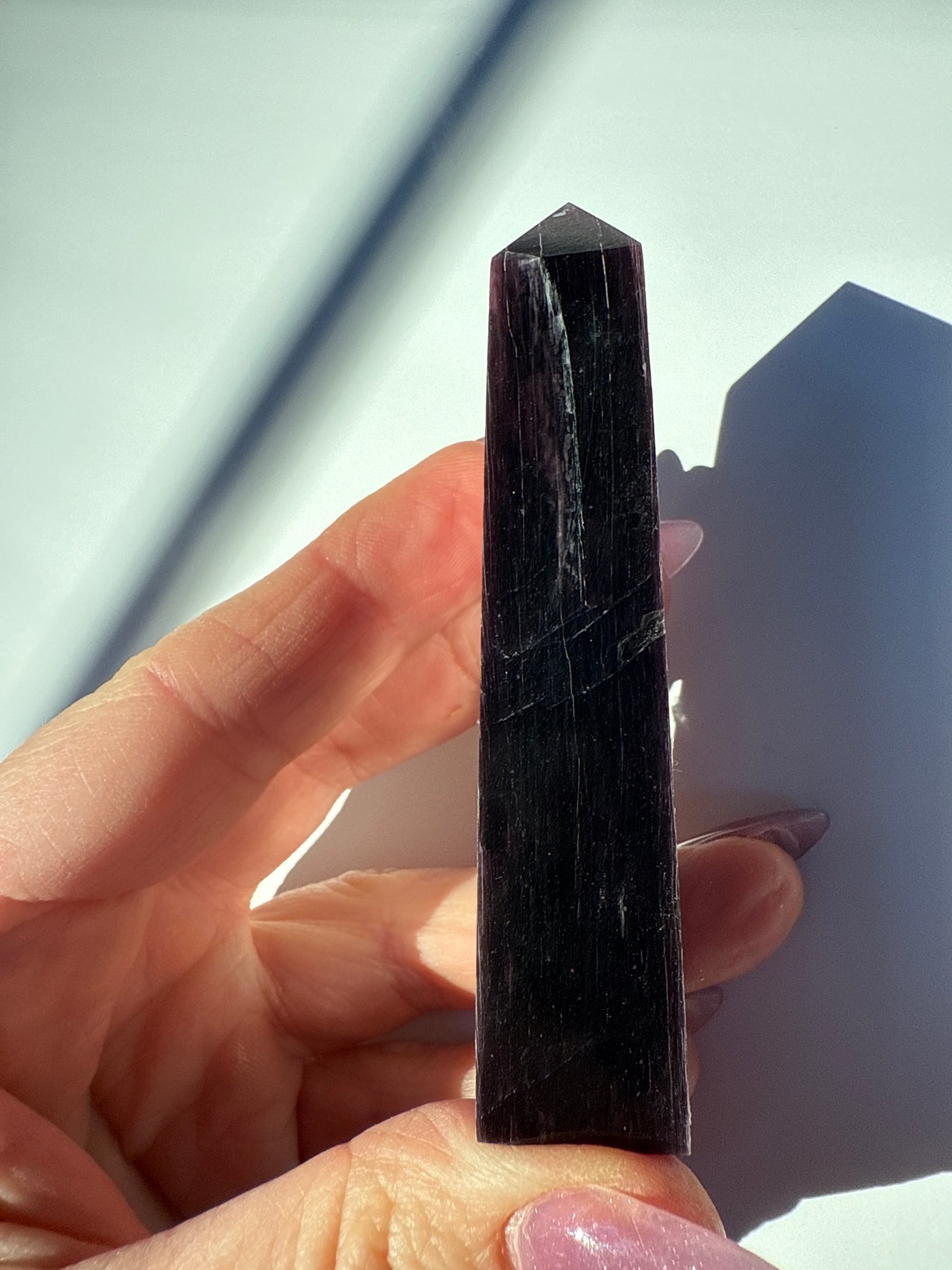Rare Lepidolite Obelisk 28