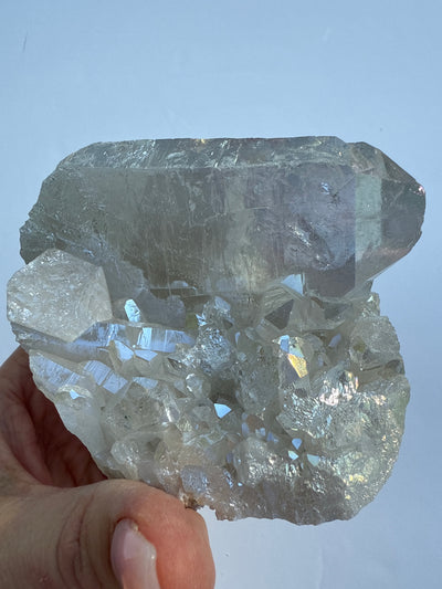 Harmonizing Angel Aura Quartz Cluster 11