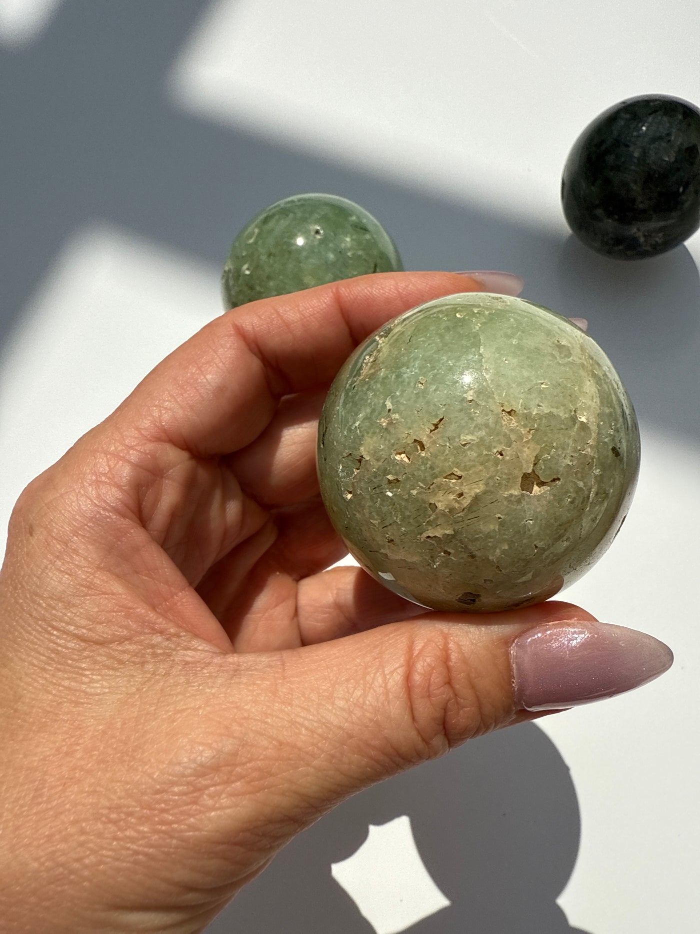 Prehnite Sphere