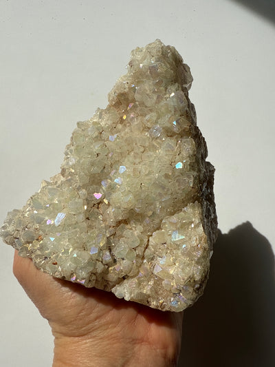 Golden Aura Quartz Cluster 1