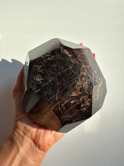 Faceted Garnet Showcase Piece 2