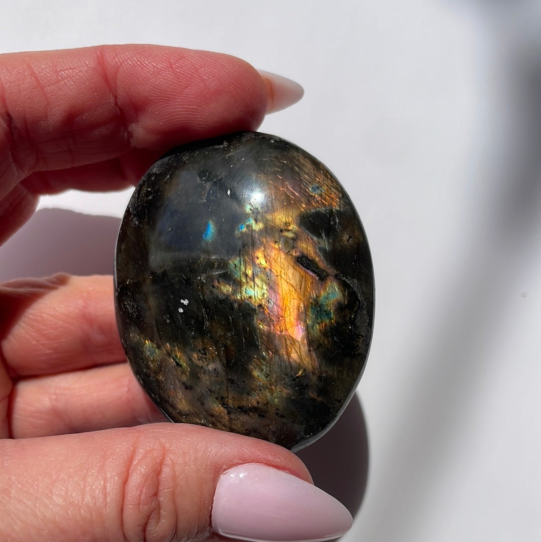 Labradorite Palm Stone