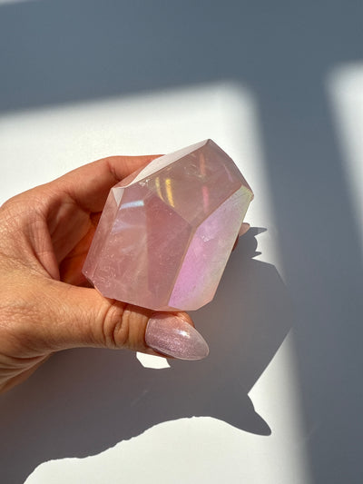 Aura Rose Quartz Piece 1