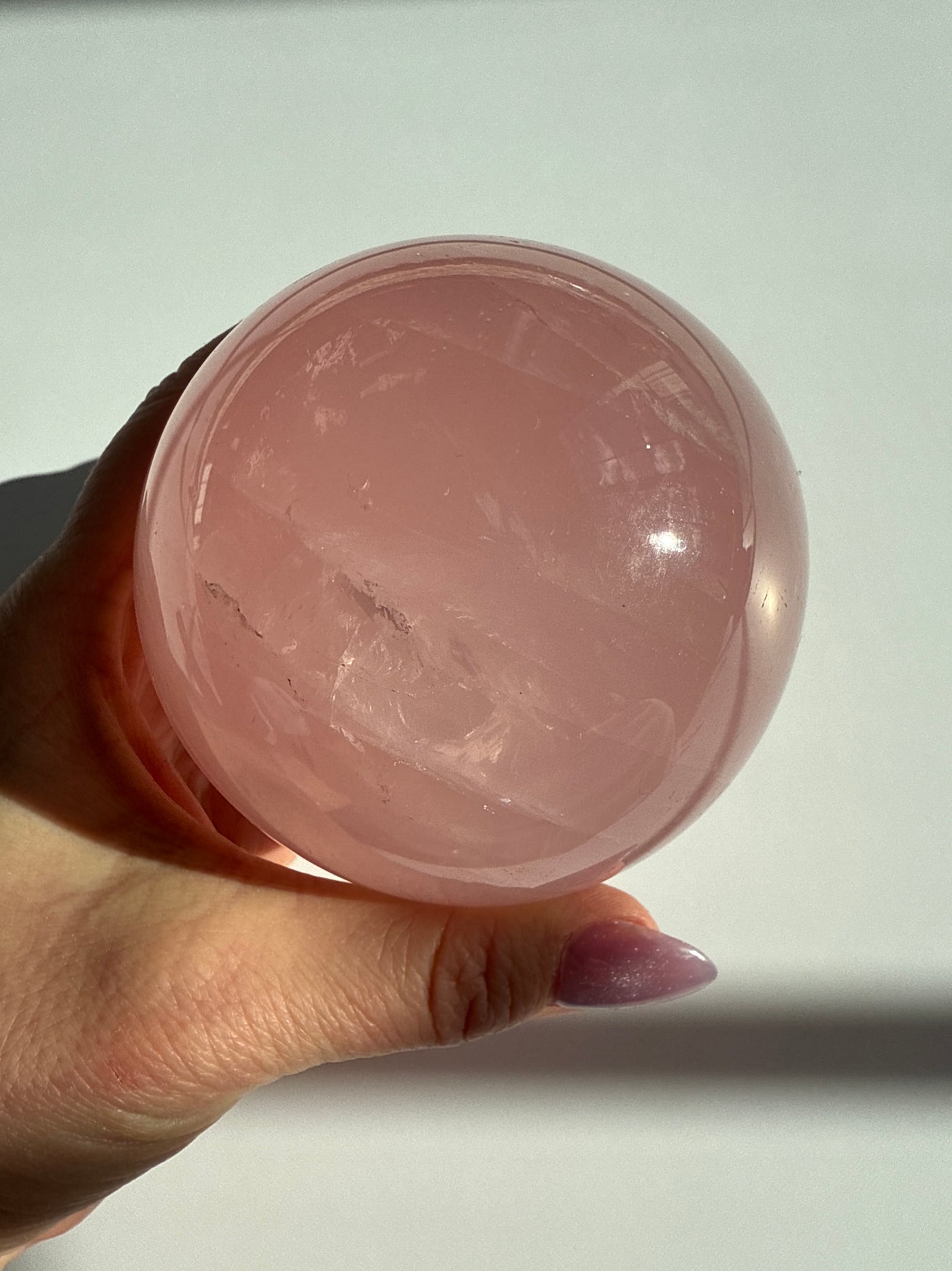 Madagascar Rose Quartz Sphere 8