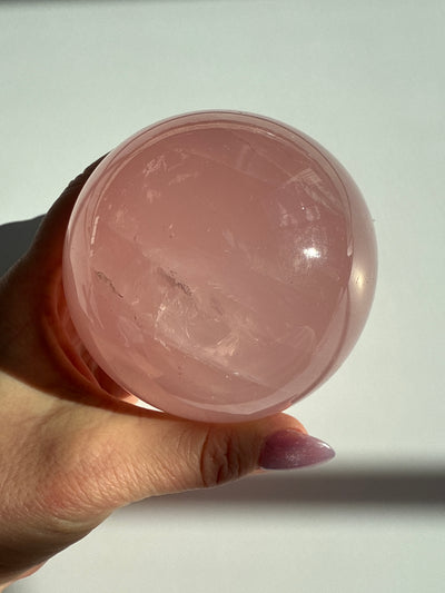 Madagascar Rose Quartz Sphere 8