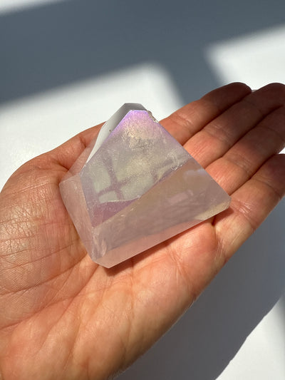 Aura Rose Quartz Piece 20