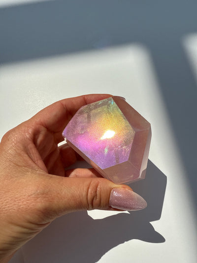 Aura Rose Quartz Piece 5