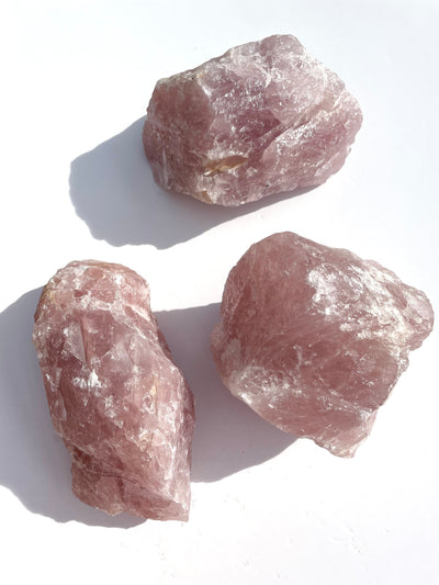 Raw Rose Quartz Statement Piece 9