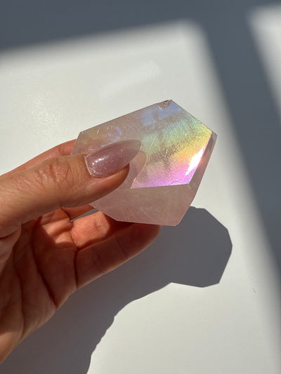 Aura Rose Quartz Piece 15