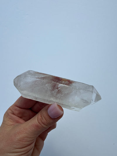 Double Terminated Clear Quartz Lemurian Piece 13