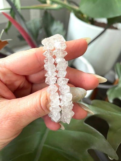 Herkimer Diamond Showcase Bracelet 8-10mm