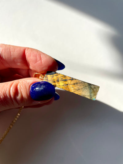 Labradorite Statement Necklace
