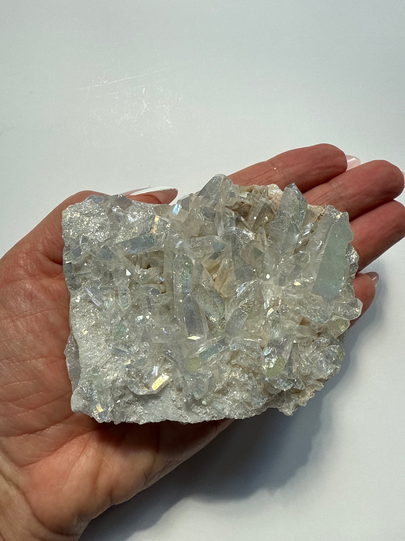 Harmonizing Angel Aura Quartz Cluster 2