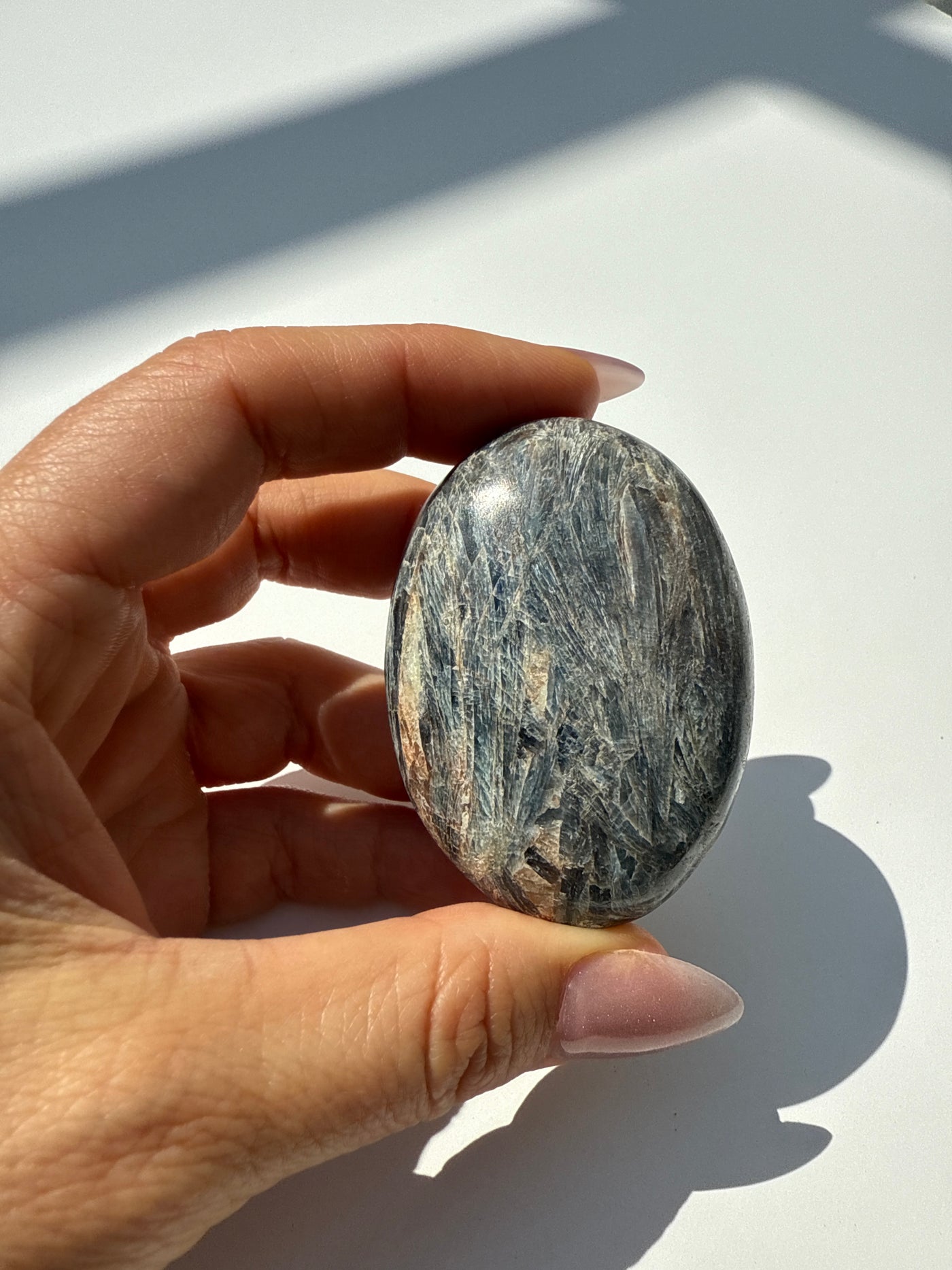 Kyanite Palm Stone 1
