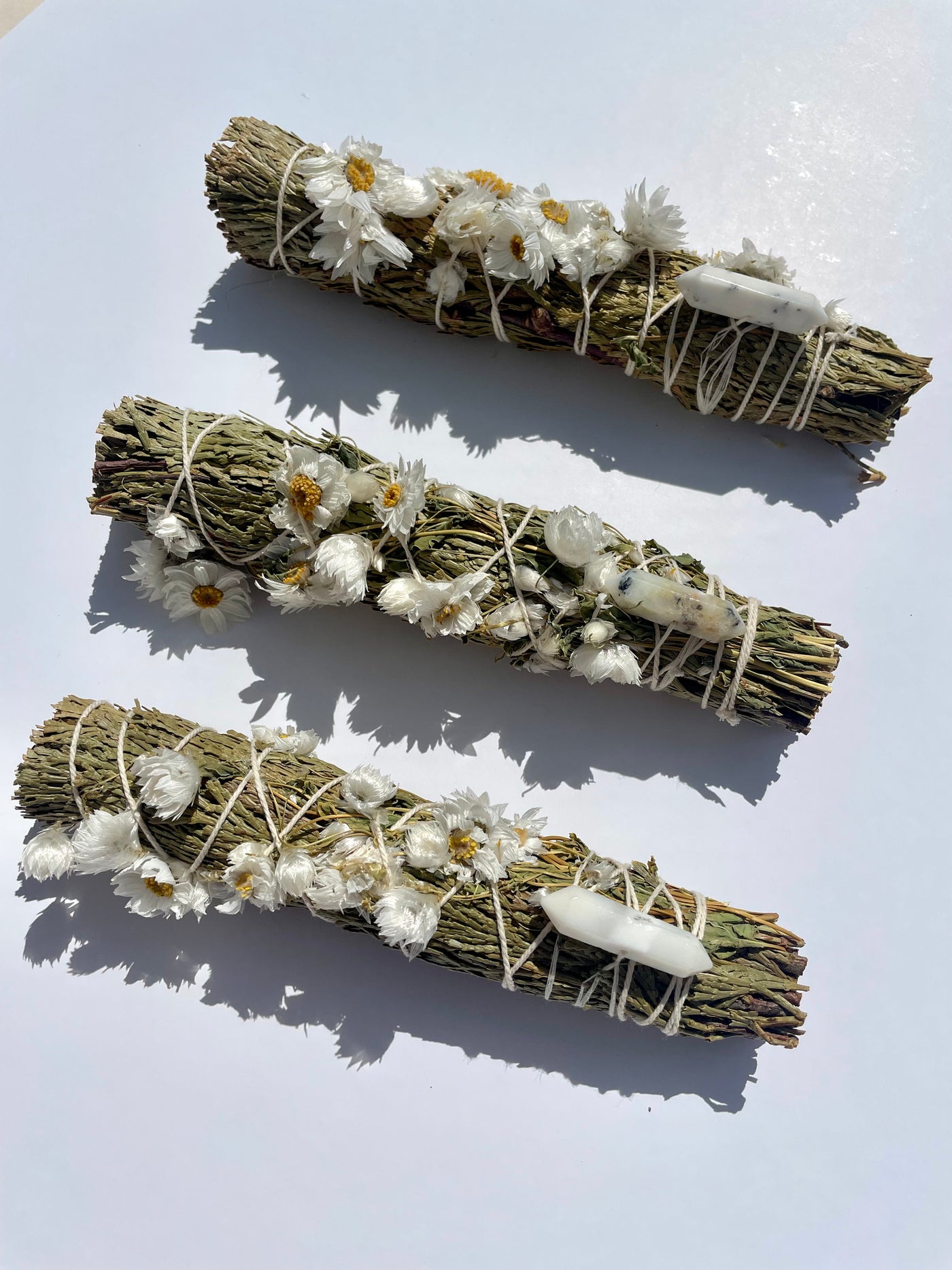 Rosemary Clearing Bundle with Merlinite Pendant