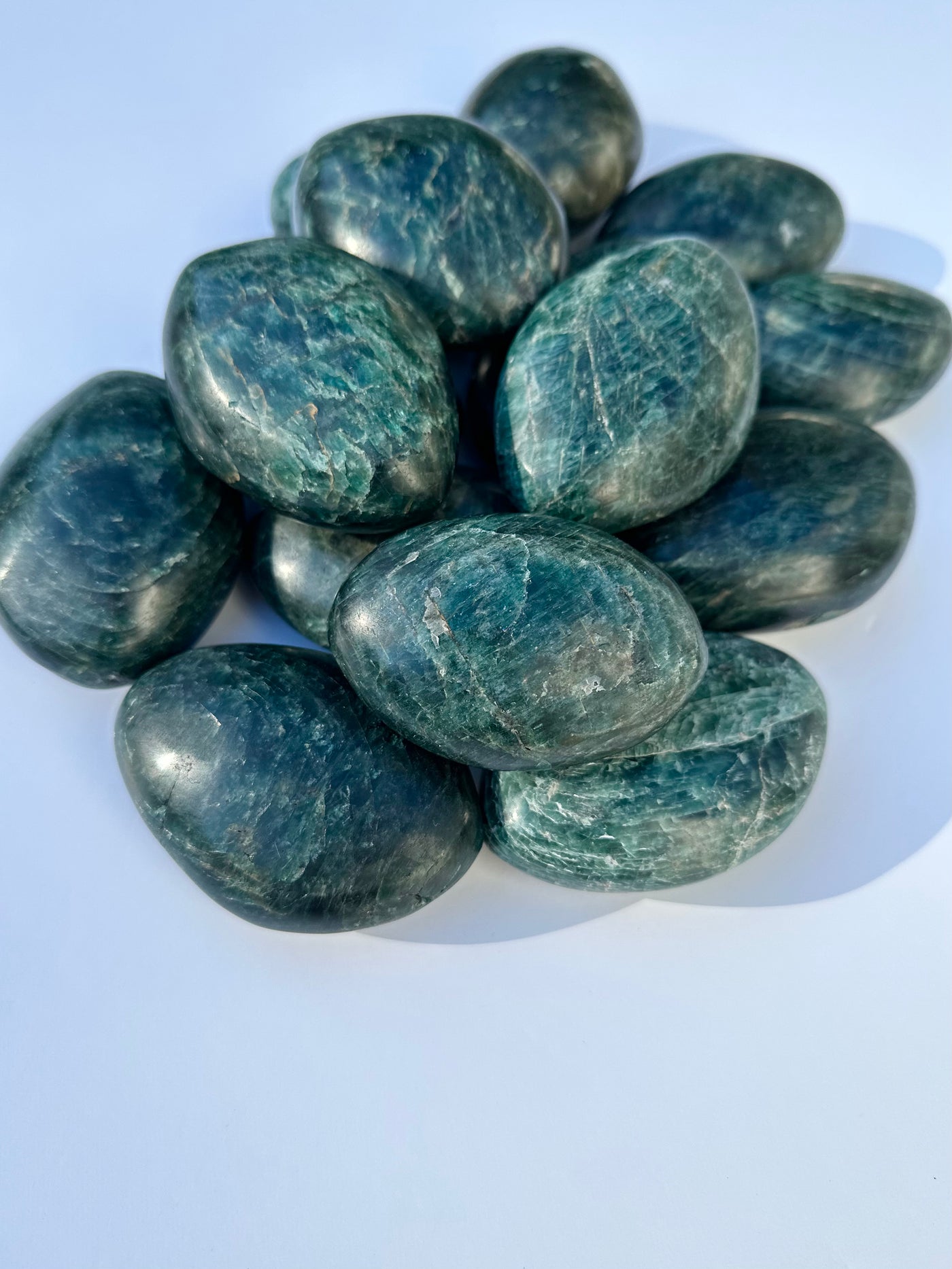 Apatite Palm Stone