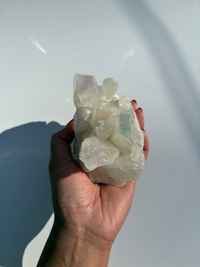 Harmonizing Angel Aura Quartz Cluster 8