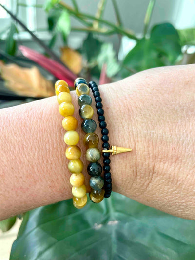 April 15th Crystal Prescription: Tiger's Eye, Golden Tiger's Eye & Black Onyx