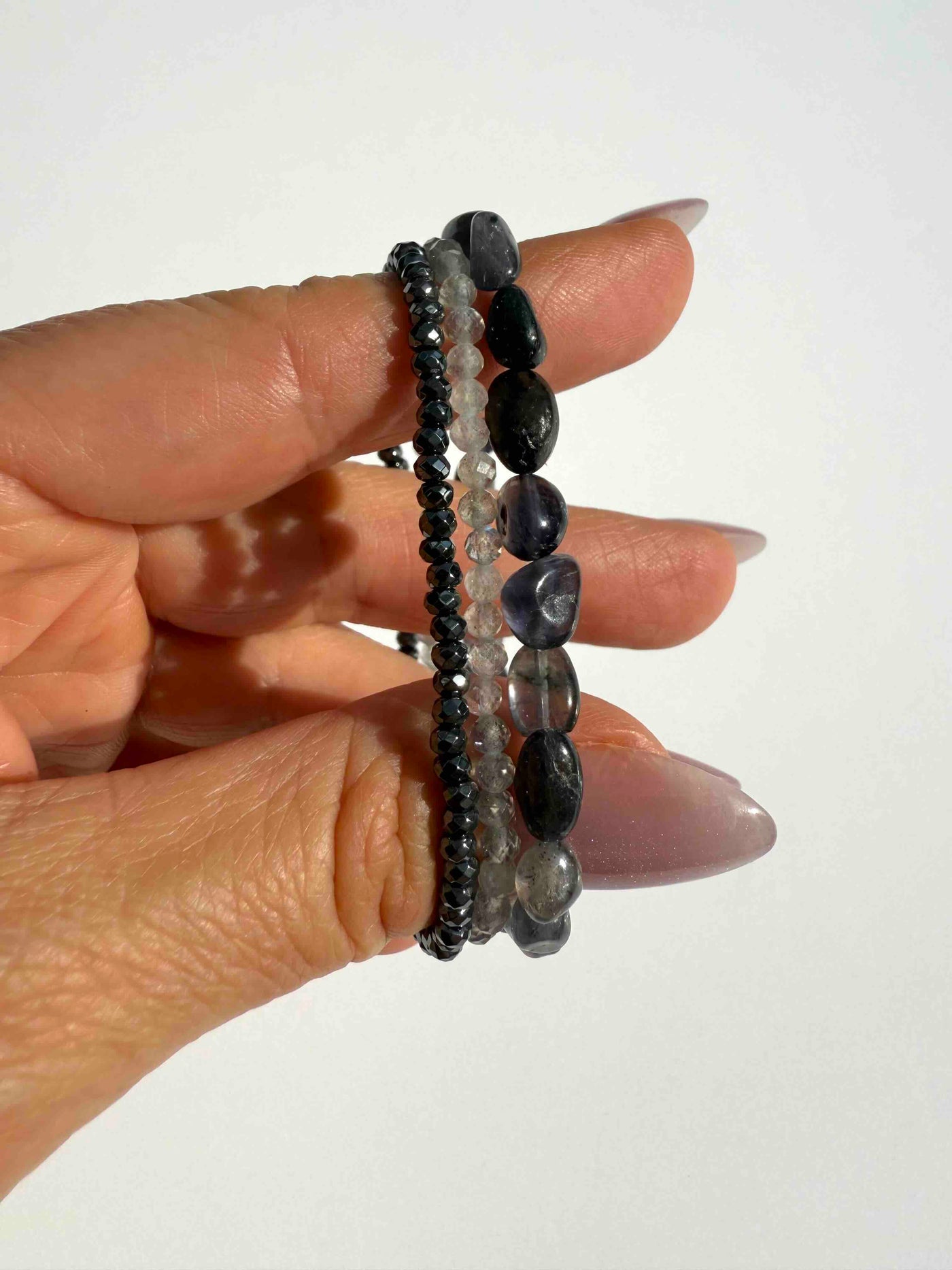 August 26th Crystal Prescription: Labradorite, Iolite, Hematite