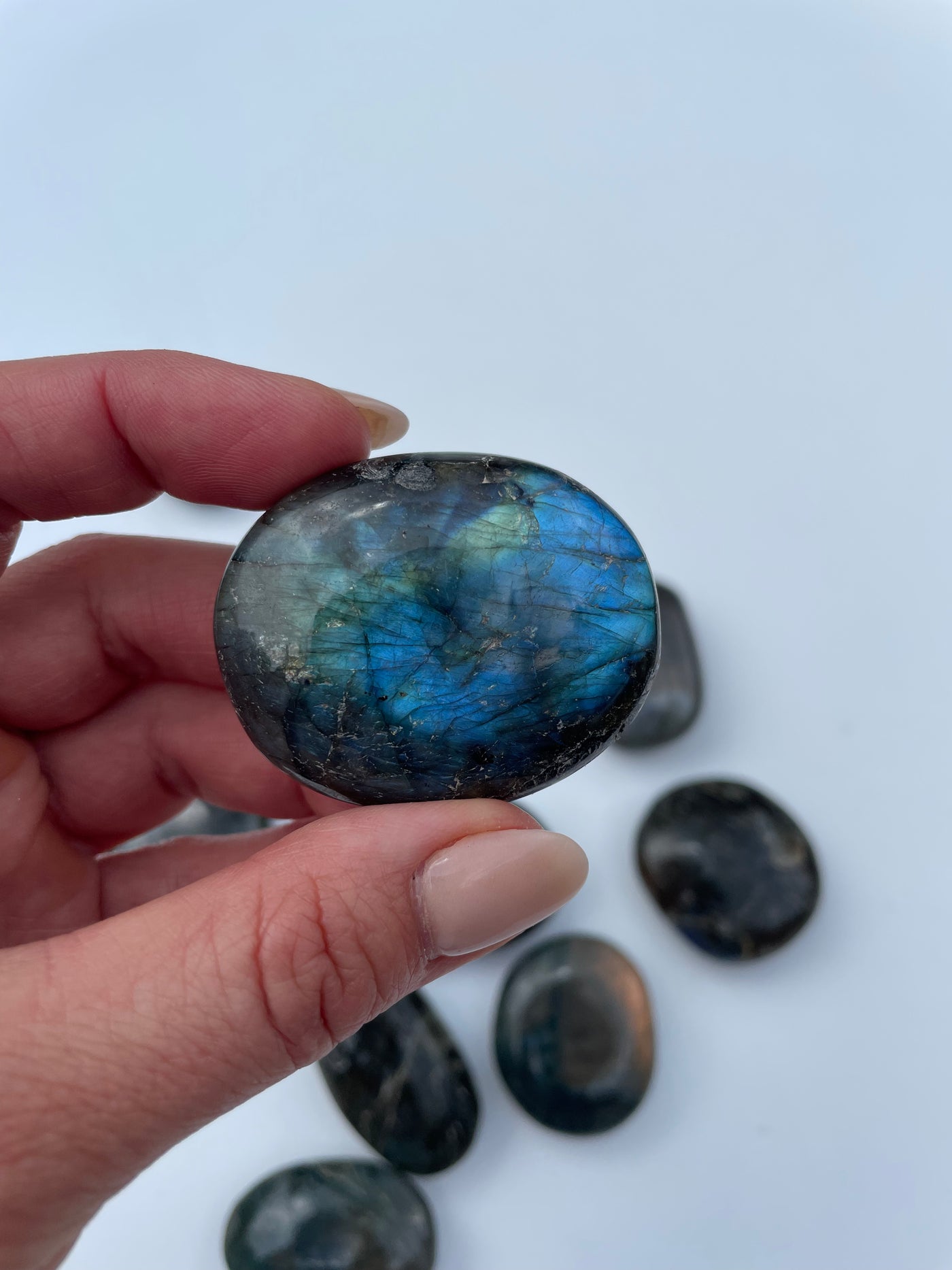 Labradorite Palm Stone