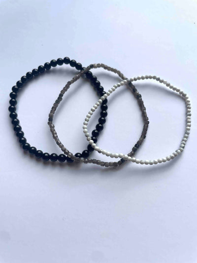 July 29th Crystal Prescription: Howlite, Obsidian, and Onyx