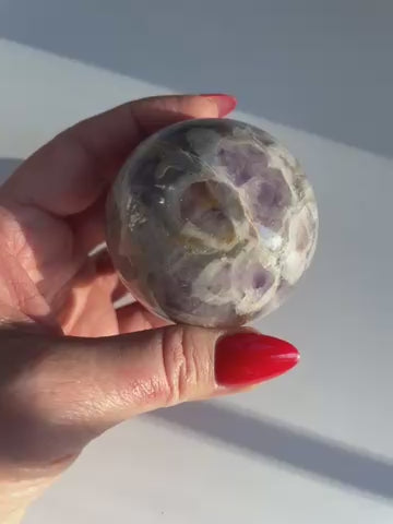 Dog Tooth Amethyst Sphere 16