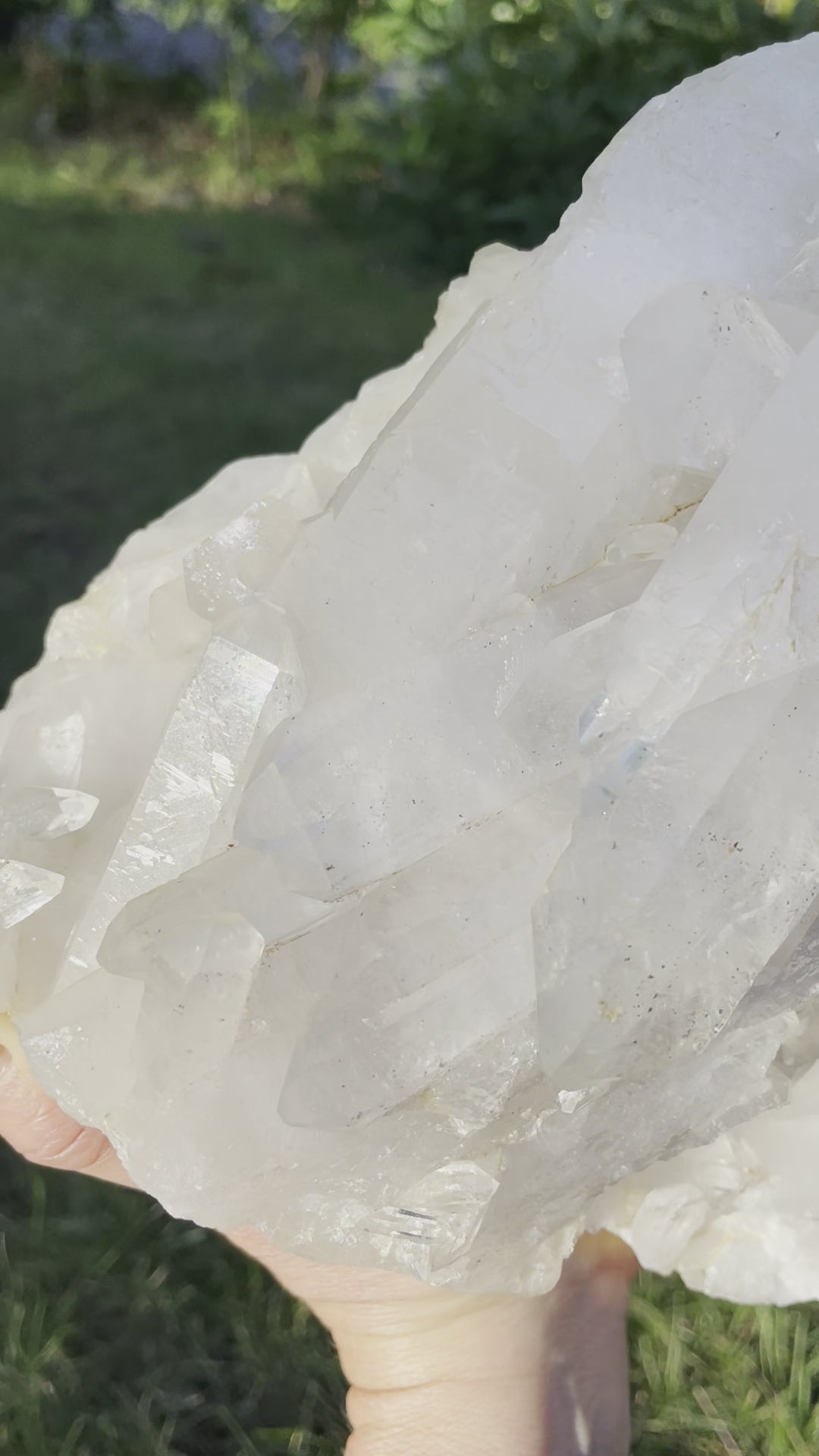 Clear Quartz Cluster Multidirectional Statement Piece