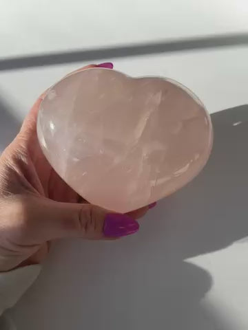 Rose Quartz Heart 3