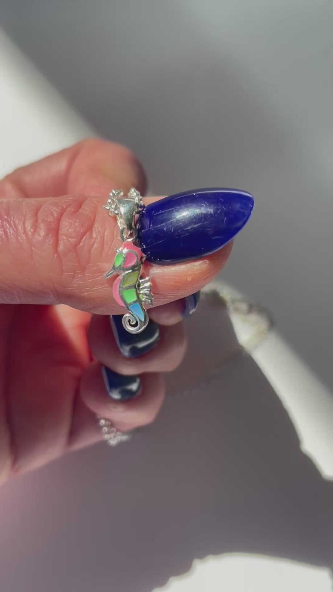 Sea Horse Statement Necklace