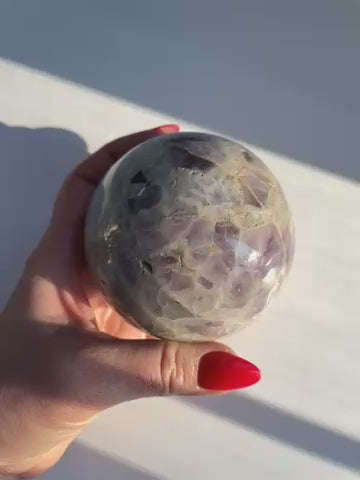 Dog Tooth Amethyst Sphere 1