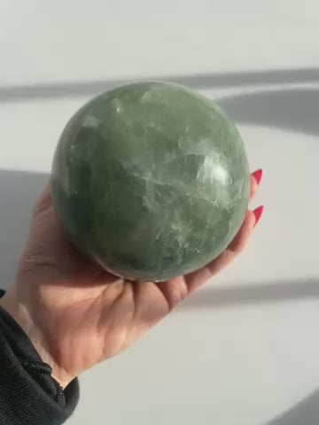 Green Fluorite Sphere 1