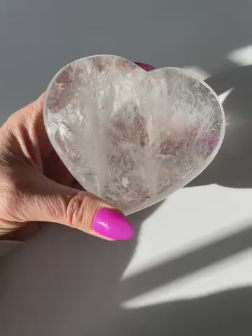 Clear Quartz Heart 2