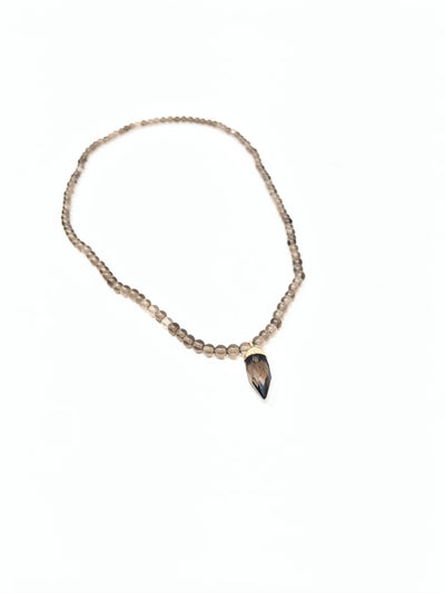 Smoky Quartz Point Necklace