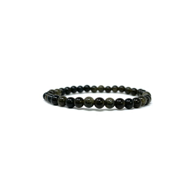 Obsidian Bracelet 4mm