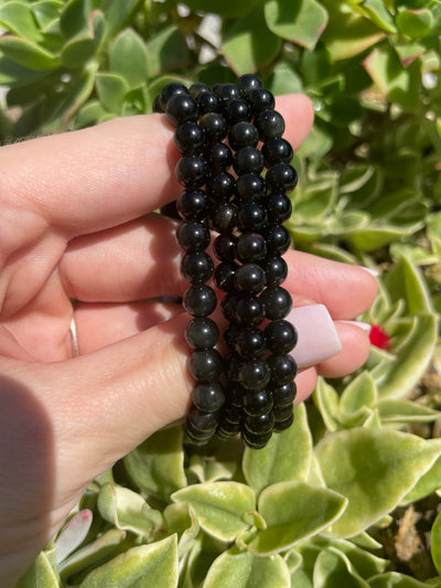 Obsidian Bracelet 6mm