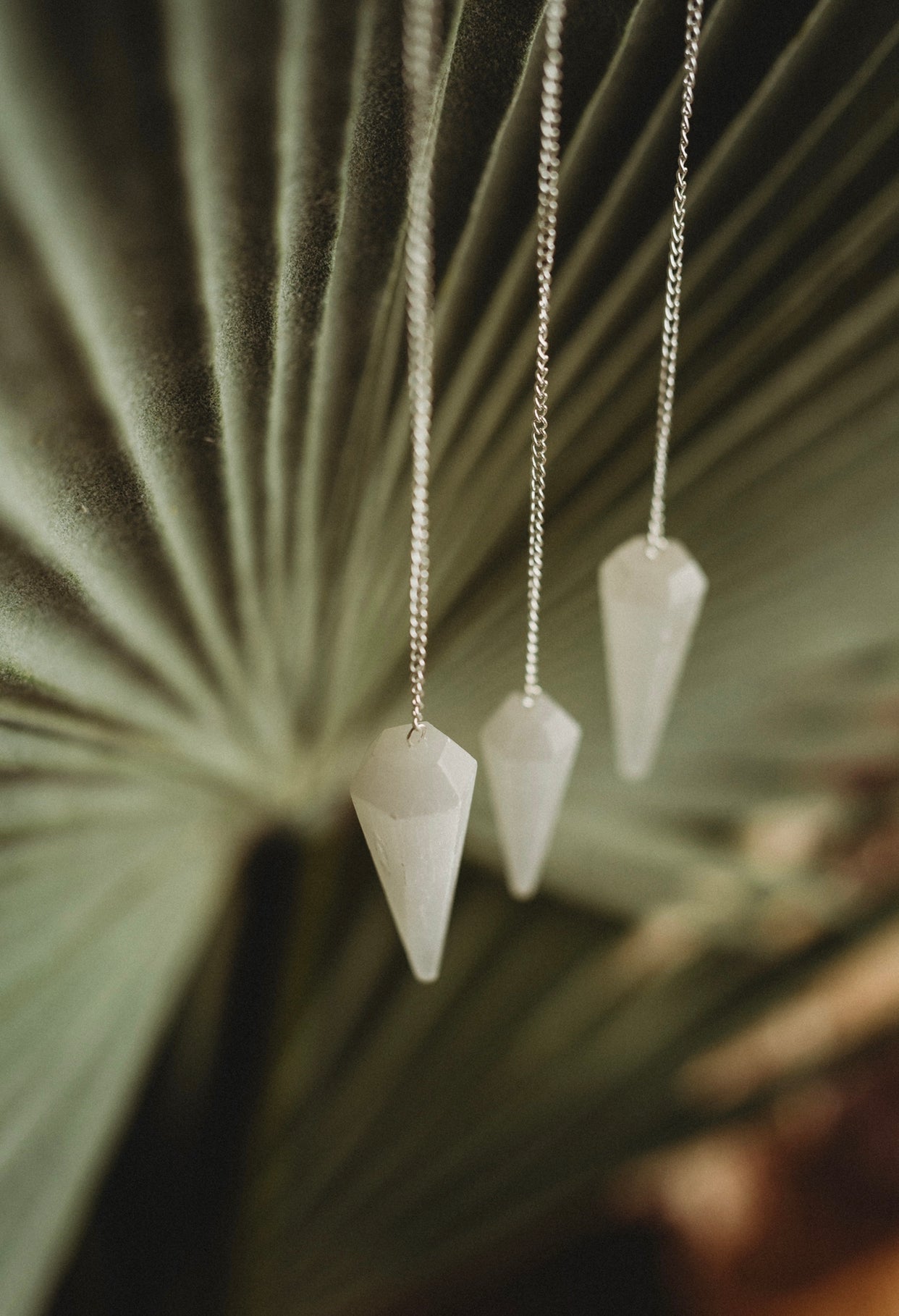 Selenite Pendulum