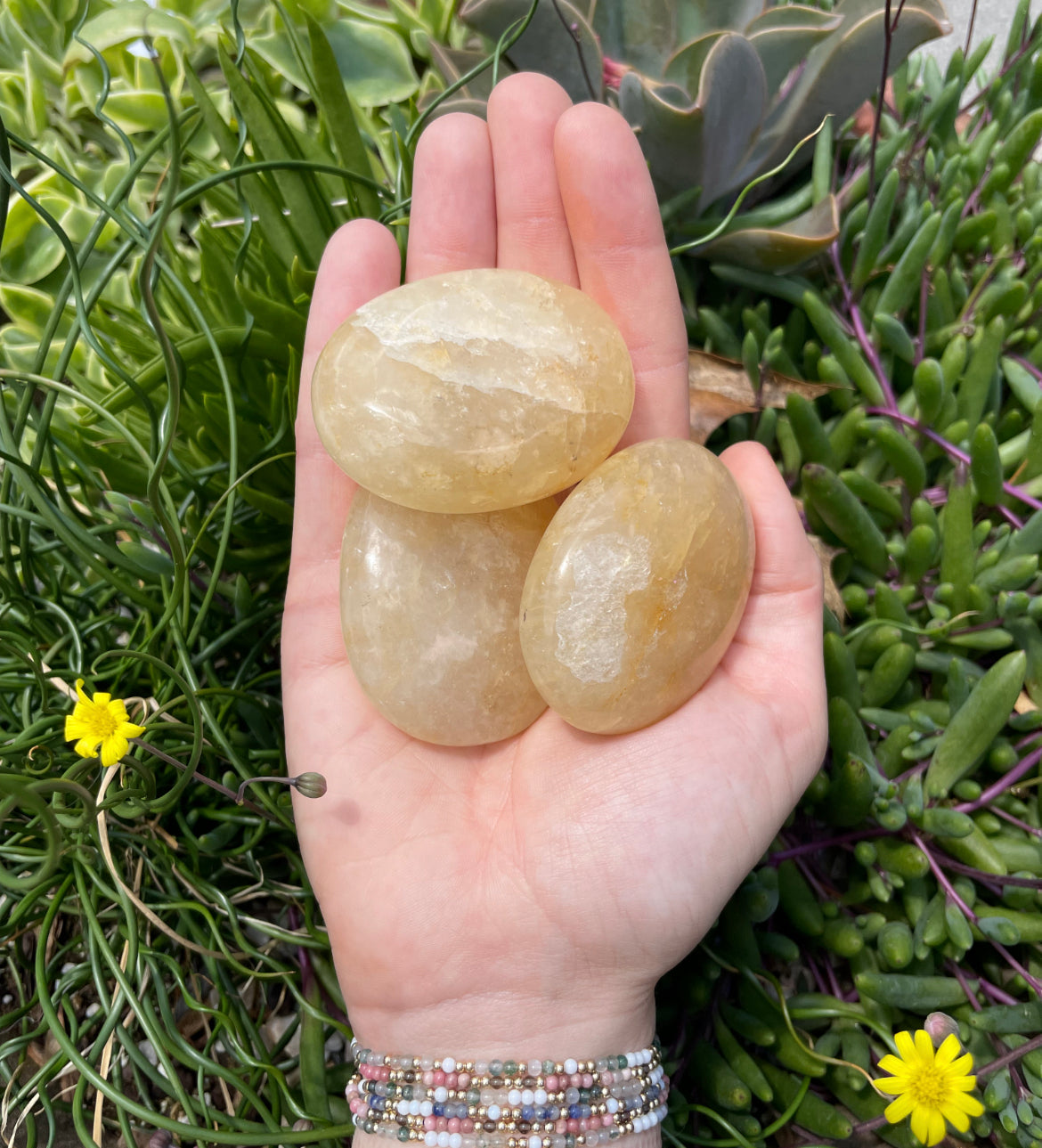 Yellow Aventurine Palmstone